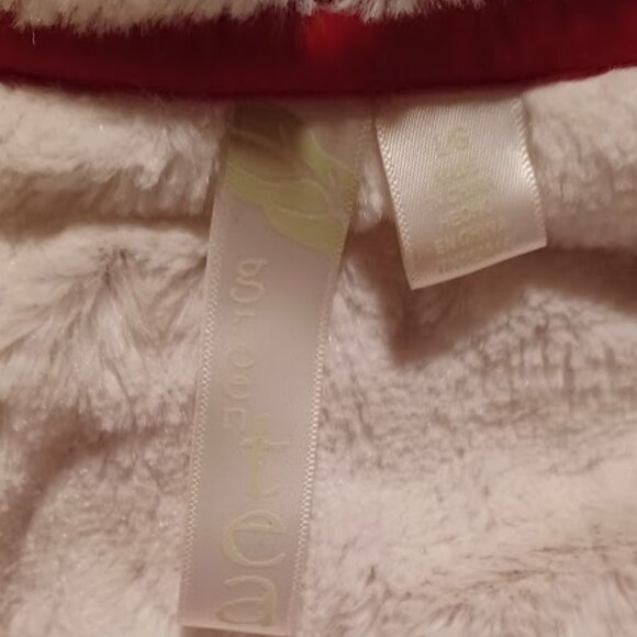 Green Tea Red jacket, size large w/removable fur trimmed hoodie & front zipper - Picture 5 of 15